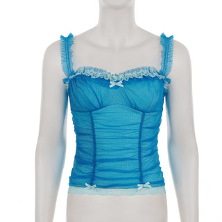 dot mesh Top
