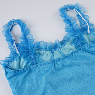 dot mesh Top