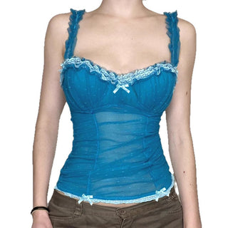 dot mesh Top