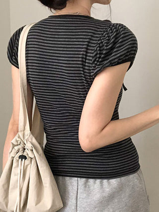 striped round Top