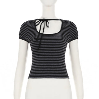 striped round Top