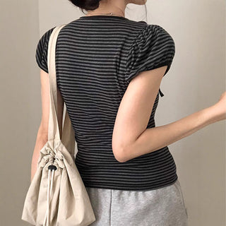 striped round Top