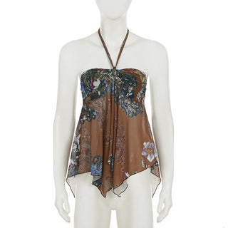 floral halter Top