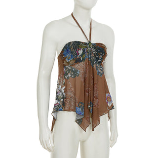 floral halter Top