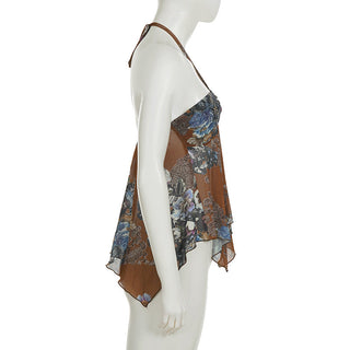 floral halter Top