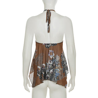 floral halter Top