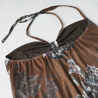 floral halter Top