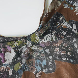 floral halter Top