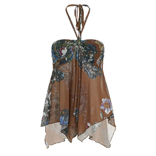 floral halter Top