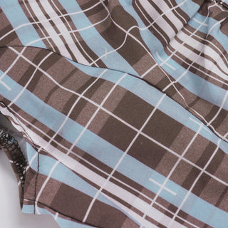 plaid cardigan