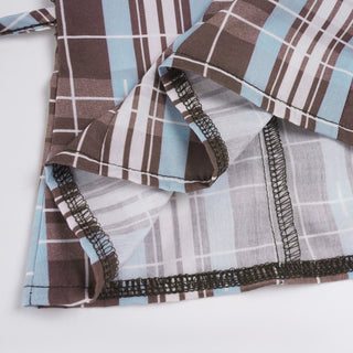 plaid cardigan