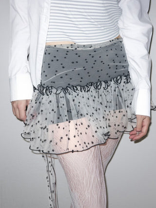 mesh leggings skirt