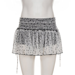 mesh leggings skirt