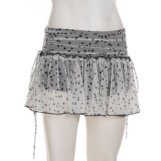 mesh leggings skirt