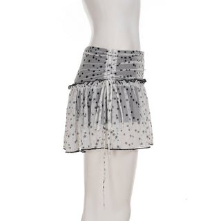 mesh leggings skirt
