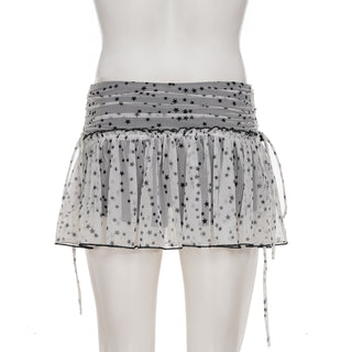 mesh leggings skirt