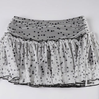 mesh leggings skirt