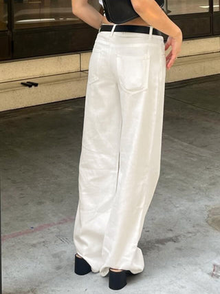 solid jeans