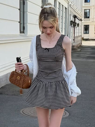 plaid dress