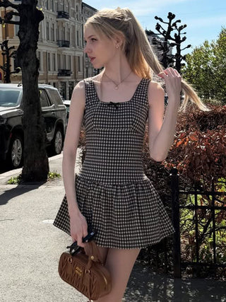 plaid dress