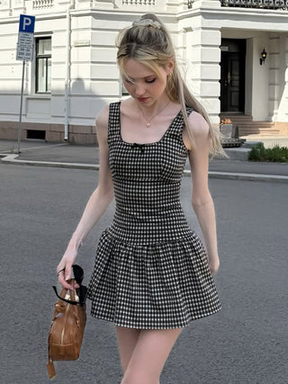 plaid dress