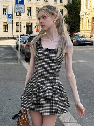 plaid dress