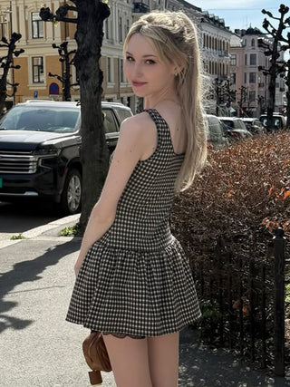 plaid dress