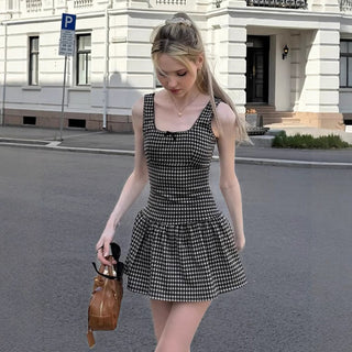 plaid dress