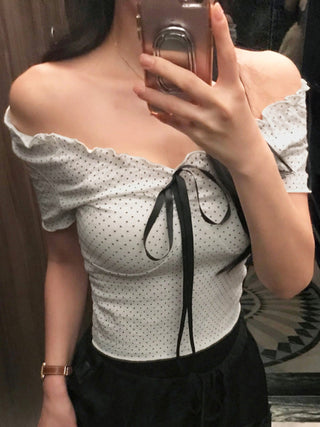 polka dot Top