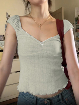 bow sleeve Top