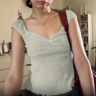 bow sleeve Top