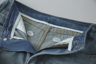 washed wide jeans