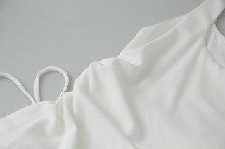 pleated slip dress