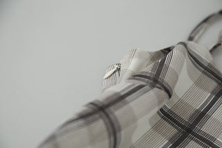 plaid slip dress