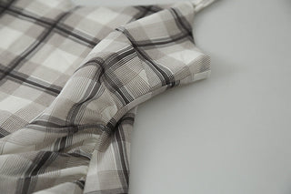 plaid slip dress