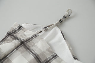 plaid slip dress