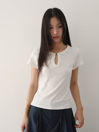 lace V-neck top