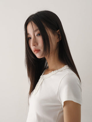 lace V-neck top