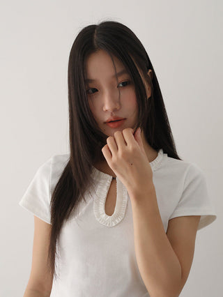 lace V-neck top