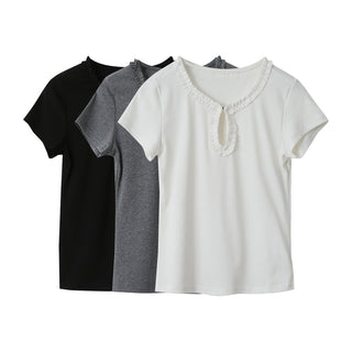 lace V-neck top