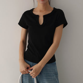 lace V-neck top