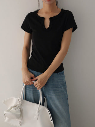 lace V-neck top