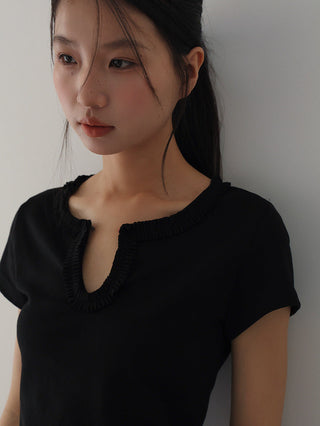 lace V-neck top