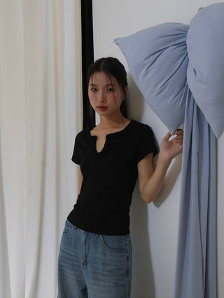 lace V-neck top