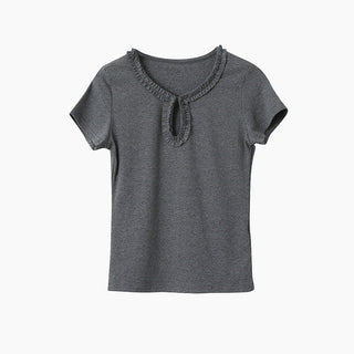 lace V-neck top
