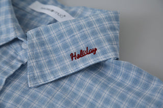 plaid book top