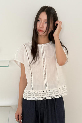 crochet round neck