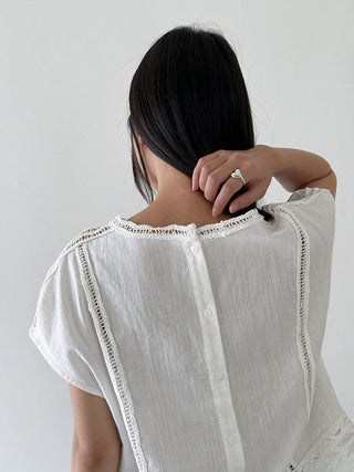 crochet round neck