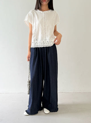 crochet round neck