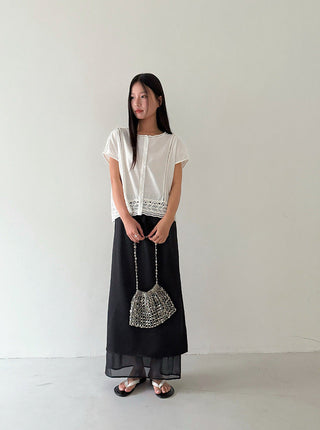 crochet round neck